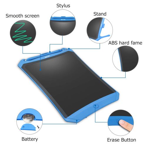  [아마존 핫딜]  [아마존핫딜]NEWYES LCD Schreibtafel 8,5 Zoll hellere Schrift mit Anti-Clearance Funktion und Dicke Linien,Magnete,Stift Papierlos fuer Schreiben Malen Notizen Super als Geschenke (Rosa)