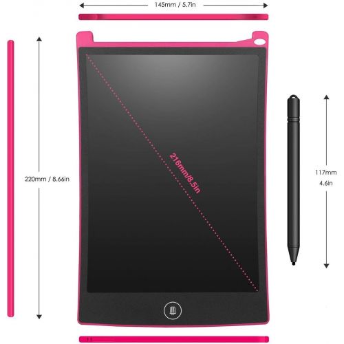  [아마존 핫딜] [아마존핫딜]NEWYES Kinder Tablet LCD Schreibtafel Writing Tablet 8,5 Zoll - Schwarz