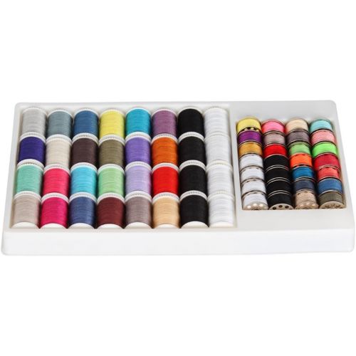  NEX 60 Piece Sewing Thread Kit for Sewing Machine, Mixed Colors