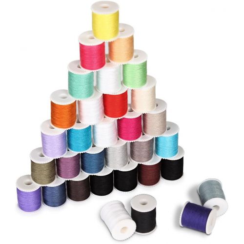 NEX 60 Piece Sewing Thread Kit for Sewing Machine, Mixed Colors