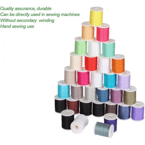  NEX 60 Piece Sewing Thread Kit for Sewing Machine, Mixed Colors