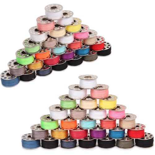  NEX 60 Piece Sewing Thread Kit for Sewing Machine, Mixed Colors