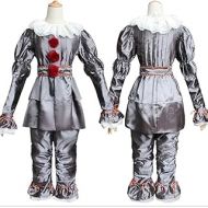 할로윈 용품NEXT STOP M Clowns Costume for Adults Cosplay suit Pennywise cosplay Halloween Costume Pennywise Clownss Full Set Stephen?king