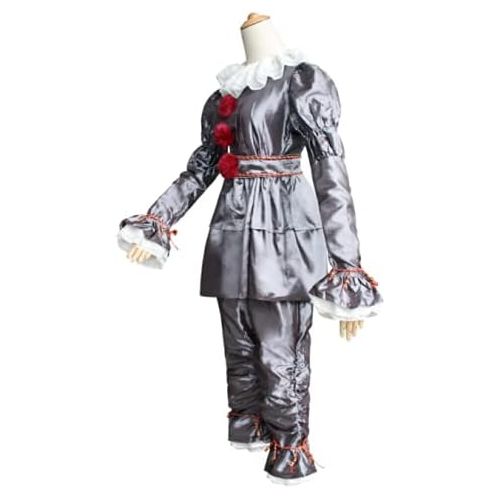  할로윈 용품NEXT STOP M Clowns Costume for Adults Cosplay suit Pennywise cosplay Halloween Costume Pennywise Clownss Full Set Stephen?king