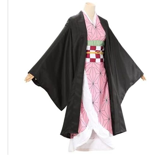  할로윈 용품NEXT STOP M Demon Slay Japanese Anime Cosplay Costume fit Dress Suit Full Set for Women and Men Halloween Costume Cosplay