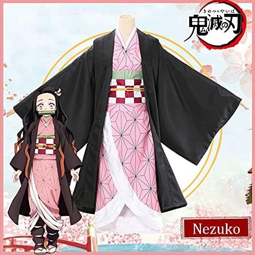  할로윈 용품NEXT STOP M Demon Slay Japanese Anime Cosplay Costume fit Dress Suit Full Set for Women and Men Halloween Costume Cosplay