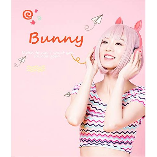  NFKJ Rabbit Ear Wireless Bluetooth Headset LED Lights Headphones Earphone with Microphone