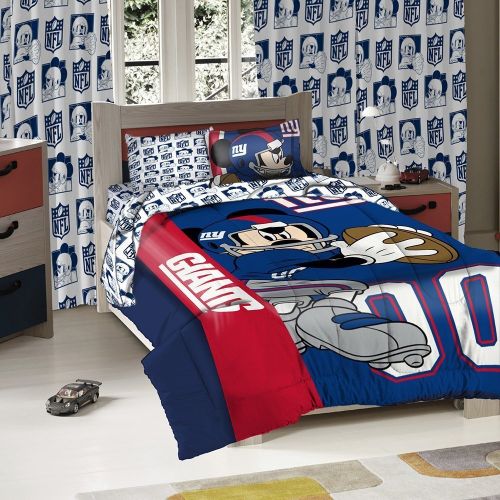  NFL Disney Bedding Sheet Set, Giants