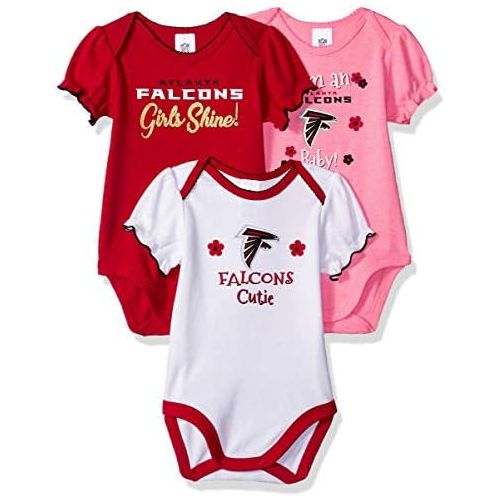  NFL Baby-Girl 3 Pack Bodysuit