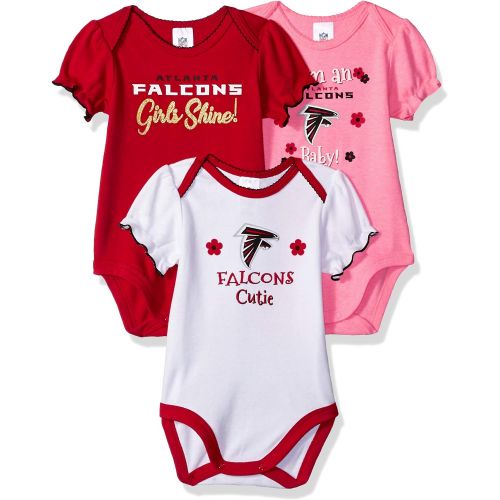  NFL Baby-Girl 3 Pack Bodysuit