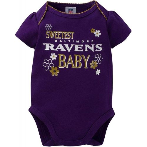  NFL Girls 3 Pack Short Sleeve Bodysuit