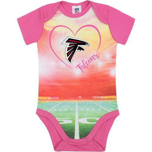  NFL Baby-Girl Short Sleeve Stadium Bodysuit