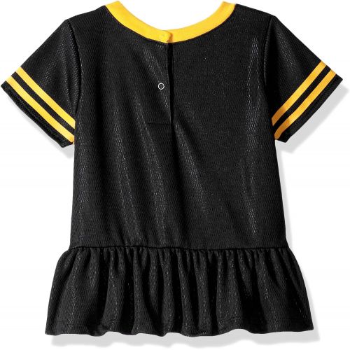  NFL Pittsburgh Steelers Baby-Girls 2-Piece Football Dress Set, Black, 3-6 Months