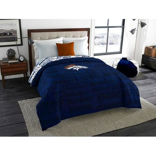  Denver Broncos Full Comforter & Sheets (5 Piece NFL Bedding)