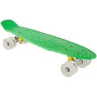 N/G Standard Skateboard 22-inch Mini Retro Cruiser Four-wheeled LED Flashing Wheel. Complete Skateboard. Small Fish Board, Boy and Girl Kick Skateboard, Suitable for Children, Teenager