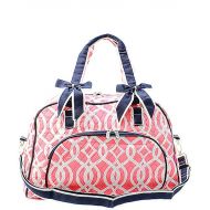 NGIL N. Gil Quilted Weekender Duffel Bag (Vine Coral)