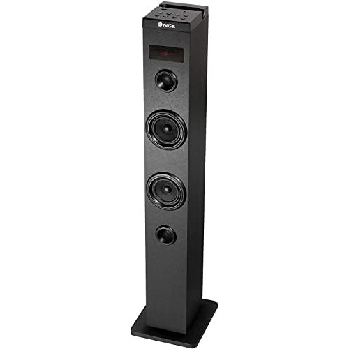  [아마존베스트]-Service-Informationen NGS SkychARM Soundtower 50W Compatible with Bluetooth Technology (USB/FM Radio, AUX). Color: Black