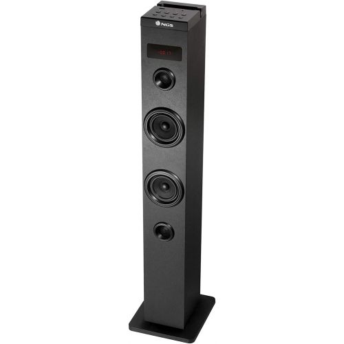  [아마존베스트]-Service-Informationen NGS SkychARM Soundtower 50W Compatible with Bluetooth Technology (USB/FM Radio, AUX). Color: Black