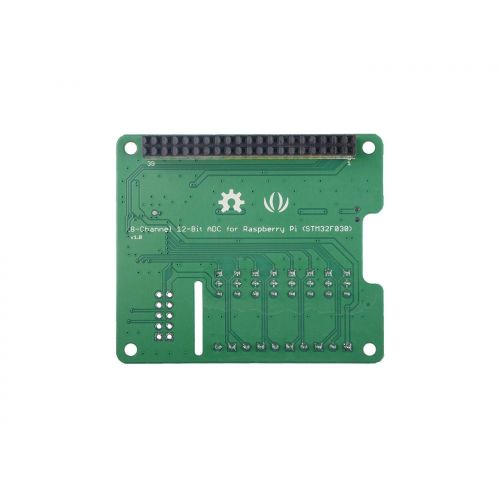  NGW-1pc 8-Channel 12-Bit ADC for Raspberry Pi (STM32F030)