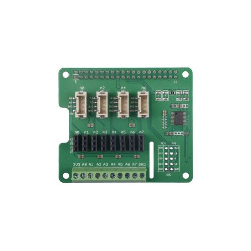  NGW-1pc 8-Channel 12-Bit ADC for Raspberry Pi (STM32F030)