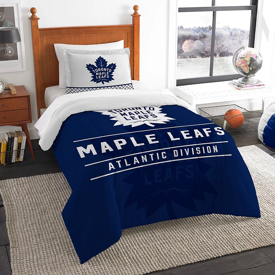 NHL Toronto Maple Leafs Draft Comforter Set