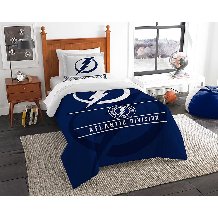  NHL Tampa Bay Lightning Draft Comforter Set