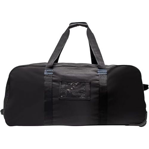  NHL 36-Inch Black Rolling Hockey Bag with Wheels Heavy Duty Oversized Travel Duffle Bag