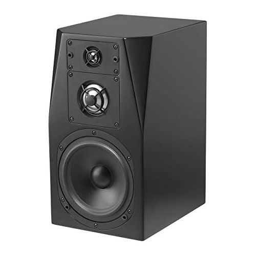  NHT C Series C-3 Premium Home Theater 3-Way Bookshelf Speaker - Clean, Hi-Res Audio Sealed Box Aluminum Drivers Single Unit, High Gloss Black