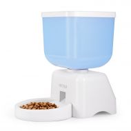 NICEAO LCD Dispaly 5 Liters Capacity Pet Automatic Feeder with Voice Recorder and Timer Programmable for Medium and Small Animals Dogs and Cats Bucket Feeder