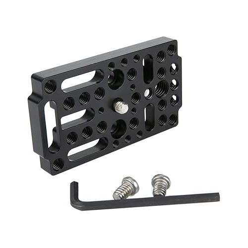  NICEYRIG Switching Plate Camera Cheese Easy Plate Applicable Railblocks, Dovetails, Short Rods