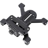 NICEYRIG Camera Quick Release Plates for ARCA-Swiss Standard, DJI Stabilizer/Tripod/Ground Shooting Switch Base Plate Kit with Clamp, Four-Feet Stand Support Base and Additional QR Plate - 570