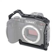 NICEYRIG Form-Fitting Camera Cage for Panasonic Lumix S5 with 3/8 1/4 Thread NATO Rail Cold Shoe - 406