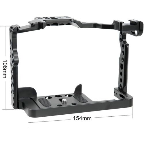 NICEYRIG Cage for Panasonic Lumix G9/GH5II/GH5/GH5S, with NATO Rail Cold Shoe - 349