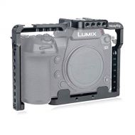 NICEYRIG Camera Cage for Panasonic Lumix S1 S1r, with Quick Release NATO Rails & 1/4 3/8 Locating Holes- 316