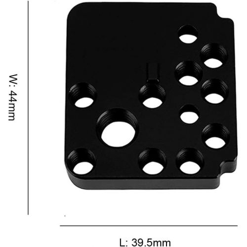  NICEYRIG Mounting Plate for DJI Ronin SC/S, Gimbal Side Mount with 1/4 3/8 Locating Hole Cold Shoe - 277