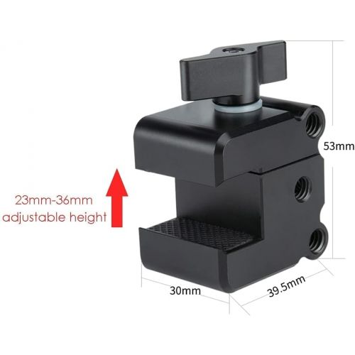  NICEYRIG Gimbal Countwerweight Clamp with 1 Unit 3.5 OZ Counter Weight, Fits for DJI RS2/RSC2/Ronin S/SC, Zhiyun Weebill Lab/Crane Series - 324