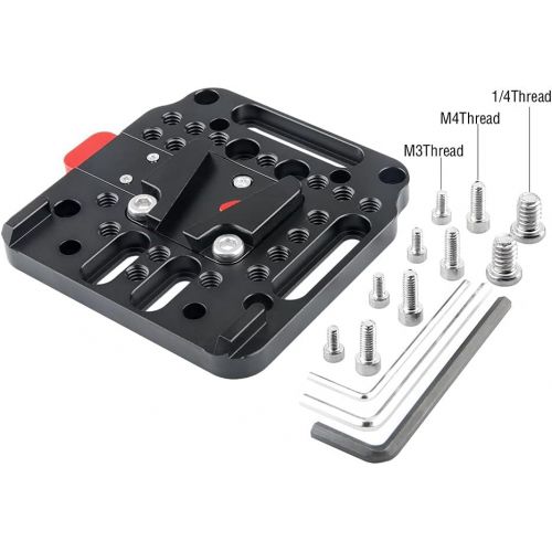  NICEYRIG V Lock Plate Assembly Kit with Female V-Dock Male V-Lock Compatible with DJI Ronin M MX