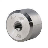 NICEYRIG Couterweight 50g Applicable for DJI Ronin S/SC/RS2/RSC2 and Zhiyun Gimbal Stabilizer for BMPCC 4K&6K Heavy-Sided Camera Counter Weight - 430