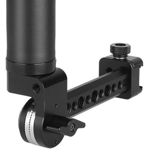  NICEYRIG Gimbal Handle with Rosette Extension Arm, Quick Release NATO Clamp Mount Applicable for DJI Ronin Zhiyun Crane - 398