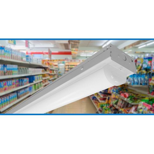  NICOR Lighting 4 Ft. High-Output 4000K LED Linear Strip Light (LS1-10H-UNV-40)