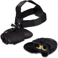 [아마존베스트]Nightfox Swift Night Vision Goggles | Digital Infrared | 1x Magnification | 75yd Range | Rechargeable Battery