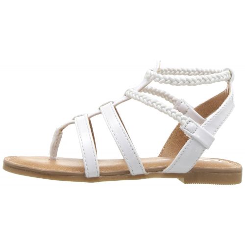  NINA Girls margaree Sandal, White, 11 Medium US Little Kid