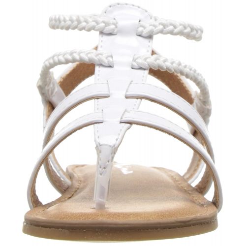  NINA Girls margaree Sandal, White, 12 Medium US Little Kid