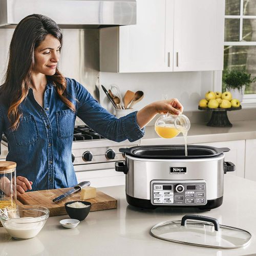 닌자 SharkNinja Ninja Multifunctional 6 Quart Pre Programmed Slow Cooker (Certified Refurbished)