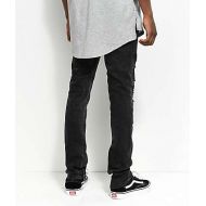 NINTH HALL Ninth Hall Rogue Crow Destroyed Zippered Black Washed Skinny Fit Jeans