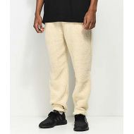 NINTH HALL Ninth Hall Salute Off White Sherpa Jogger Sweatpants