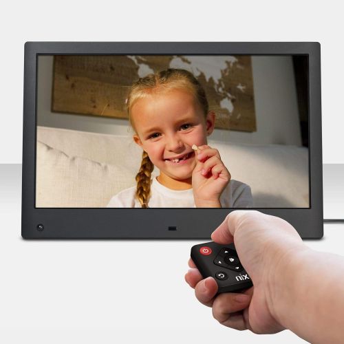  [아마존베스트]NIX Advance 13-Inch Widescreen Digital Photo Frame X13C (Non-WiFi) - Digital Picture Frame with 1280x800 FHD 16:10 IPS Display, Motion Sensor, USB and SD Card Slots and Remote Cont