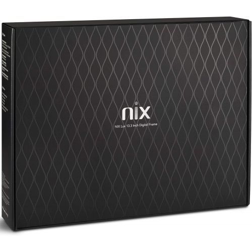  [아마존베스트]NIX Lux 13-Inch Digital Photo Frame X13B Wood (Non-WiFi) - Wall-Mountable Digital Frame with 1920x1080 FHD Display, Motion Sensor, USB and SD Card Slots and Remote Control, 8 GB US