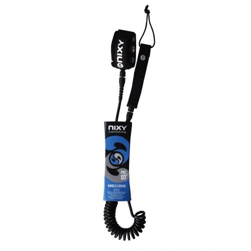  NIXY 10 ft. Hybrid CoiledStraight SUP Leash Specially Designed for Paddle boards