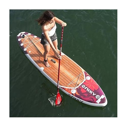  NIXY Newport 10’6” Inflatable Paddle Board | High-Performance, Durable, and Lightweight SUP for All Skill Levels | Welded Seams | 300 lbs. Capacity